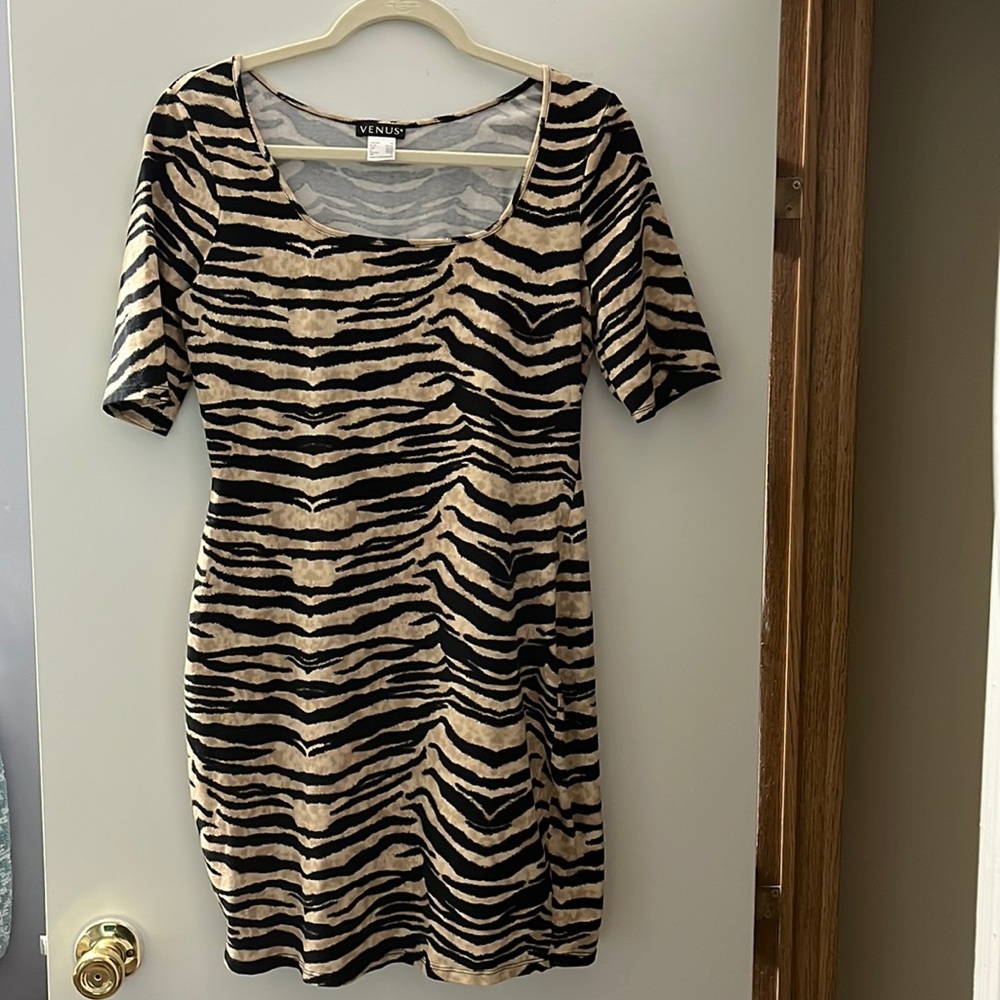 Venus tiger print dress